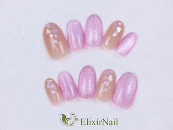 エリクサーネイル 神田(Elixir Nail)/シンプル/クーポン使用