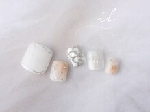 イル 神戸店/ニュアンス×フットネイル