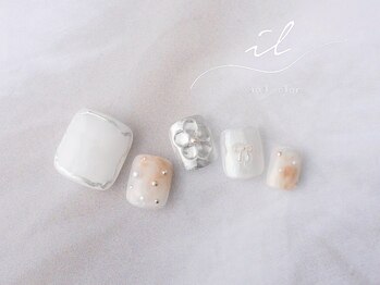 イル 神戸店/ニュアンス×フットネイル