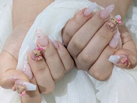 【スカルプ】ピンクレオパ