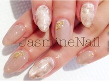 ジャスミンネイル(Jasmine Nail)/大理石ネイル