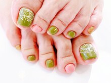 ビューティーバー サピ(Beauty Bar Sapi)/グリーン×ピンクフット