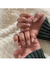 リップルズ(Ripples)/チェック春ネイル