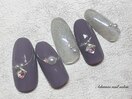 ネックレス風ネイル