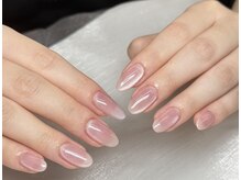 アモールビューティー 新宿店(Amor Beauty)/マグネット　ネイル　ワンカラー