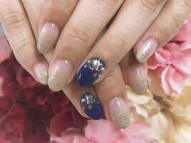 【灘】夜空ネイル☆