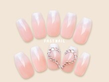 ファストネイル グランエミオ所沢店(FAST NAIL)/ハート/ピンク 【12404】