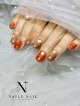 ナプラネイル(Naplu nail)/シンプル　マグネットワンカラー