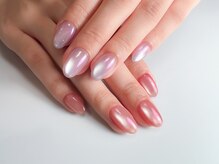 幻想的なマグネット×オーロラパウダーも♪