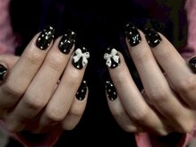 アイネイルズ 梅田店(I nails)/ドットリボンネイル