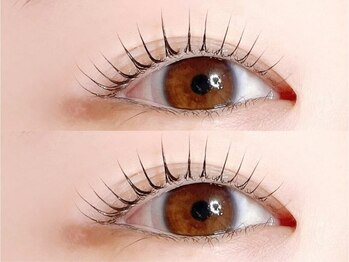 Allu.Me Eye 南青山店 【まつげパーマ・パリジェンヌ・LEDマツエク・アイブロウ】の写真/抜け感×束感が生み出す、可愛い目元【パリジェンヌラッシュリフト・まつ毛パーマ】自分が1番輝くデザイン