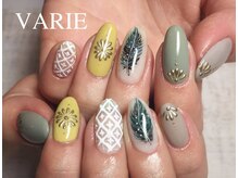 ヴァリエ(VARIE)/くすみカラー×クロッシュアート