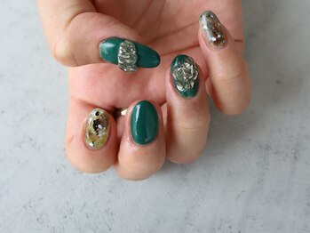 ルフトエーデ(LUFT Ode)/【Art 8】green×silver 立体art