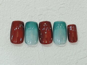 リデル(liddell)/クリアブラウン×ターコイズマグ