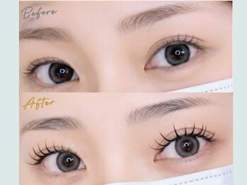 シルフバイアリープ(Silfe by ALEAP)の写真/束感仕上げOK!maフラットラッシュでナチュラルに垢抜け☆LEDで持続UP/まつ毛パーマ/パリジェンヌ