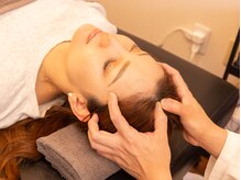 エクラ 鍼灸院(Eclat)の雰囲気（思わず眠ってしまうヘッドマッサージ。頭と身体の疲れをリセット）