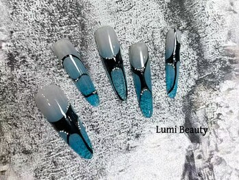 LUMI BEAUTYの写真/【極上フォルムの長さだし】スカルプも対応◎強度と美しさを両立し、どの角度から見ても綺麗な指先へ！