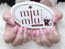 ミュウミュウ(miumiu)/ピンクマグネットネイル