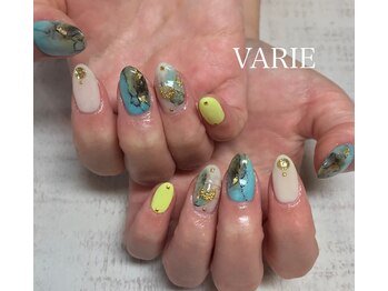 ヴァリエ(VARIE)/大理石ネイル