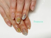 フランセス(Frances)/夏ブローチネイル