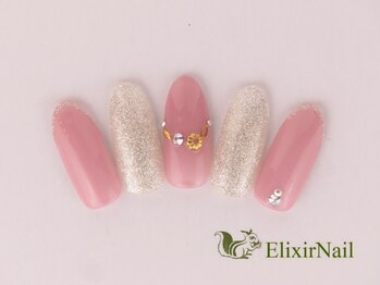 エリクサーネイル 五反田(Elixir Nail)/定額a シンプル/クーポン使用