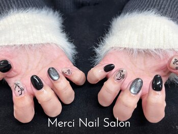 メルシー(Merci)/手描きリボン