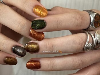 秋 × メタリックニュアンス