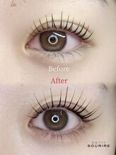 プティットスリール 西尾店(Petit Sourire)/まつげ美容液★Before→After