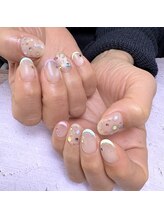 エムズネイル(M’s NAIL)/カラフルなスキニーフレンチ☆