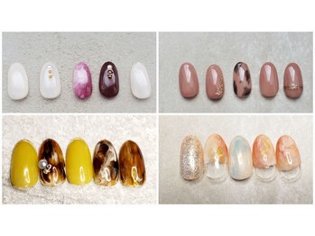 ラカラニネイル バイ エリシア(LaKalani Nail by ELYSIA)/9月　定額シンプルデザイン