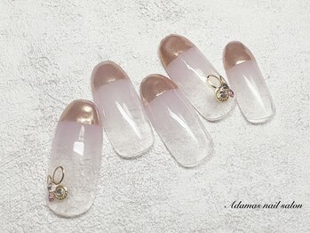 ミラーフレンチネイル