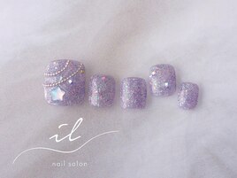 フラッシュ×フットネイル