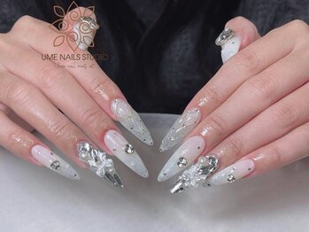 ウメネイルスタジオ(UME NAIL STUDIO)/長さだしやり放題×つけ放題