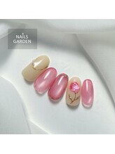ネイルズガーデン(NAILS GARDEN)/バラネイル
