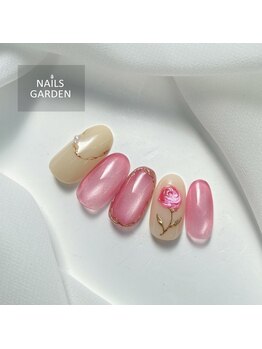ネイルズガーデン(NAILS GARDEN)/バラネイル