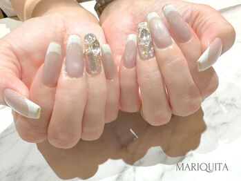 ネイルサロン マリキータ(MARIQUITA)の写真/持ち込みパーツOK 【90分￥8,200～】マグネット種類豊富◎自爪育成が叶うフィルイン技術で理想の指先