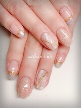 ネイルトップエクル(nail top E CRU)/大理石×mirror
