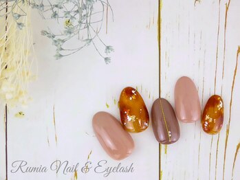 ルミア(Rumia)/ベッコウ秋ネイル