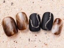 アイネイルズ 町田店(I nails)/ニュアンスシルバーライン7980円