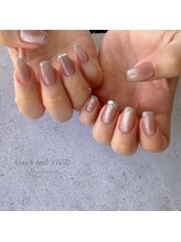 リアンスネイル ヴィヴィッド 岡山店(LianS nail ViViD)/バーチャルフレンチ