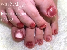 ユーネイル 南浦和店(you NAIL)/フット　マグネットネイル　