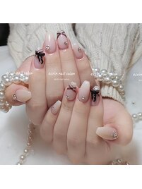 秋大人気ワンホンネイルチェック