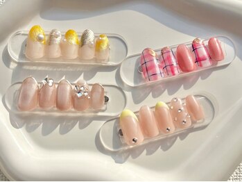 ハッカネイル(HAKKA NAIL)の写真/選べる3つの定額アートコース♪毎月変わるサンプルからお選びいただけます!お悩みの方はご相談ください☆