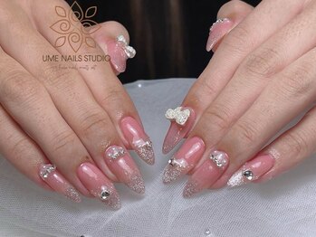 ウメネイルスタジオ(UME NAIL STUDIO)/長さだしやり放題×つけ放題