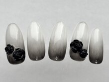 アイネイルズ 恵比寿店(I nails)/トレンドブラックグラデ