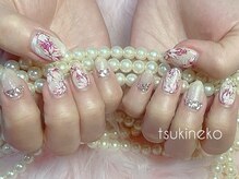 月猫/春☆桜ネイル☆卒業式☆入学式