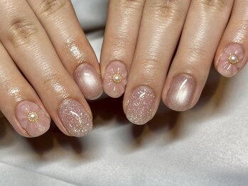 レアレアネイル(Lealeanail)/【パラジェル】フラワーネイル