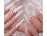 【人気No.1】長さだし★同色クロム×3Dパーツ4本 ¥8980