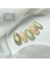 ネイルズガーデン(NAILS GARDEN)/押し花ネイル