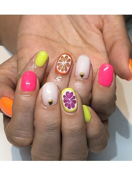 ネイルニジュウバンチアネックスシュウナン(Nail 20Banchi ANNEX Shunan)/ジューシーなフルーツネイル